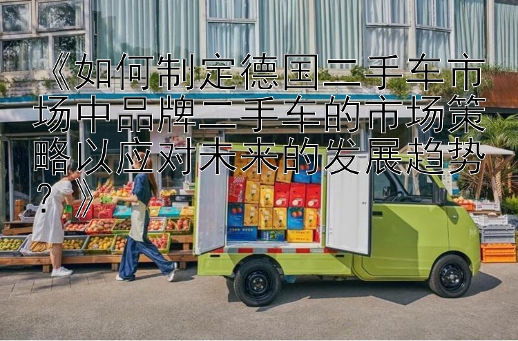 《如何制定德国二手车市场中品牌二手车的市场策略以应对未来的发展趋势？》