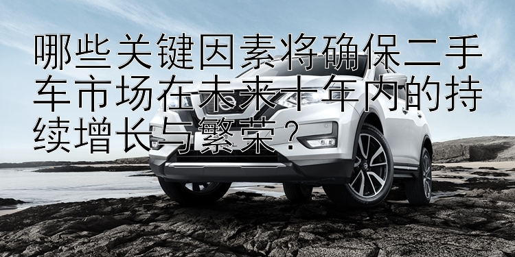 哪些关键因素将确保二手车市场在未来十年内的持续增长与繁荣？