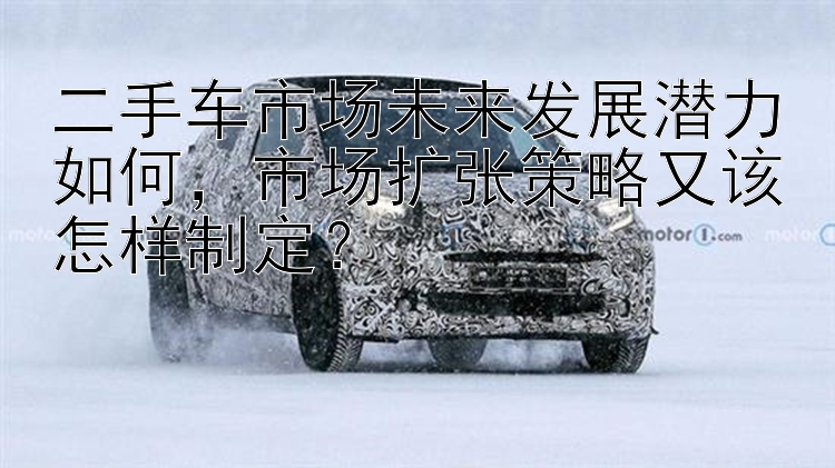 二手车市场未来发展潜力如何，市场扩张策略又该怎样制定？